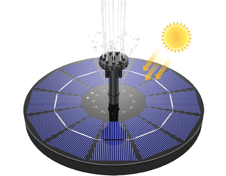 Bomba de agua solar para fuentes AISTIN
